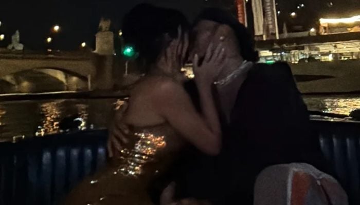 Kim Kardashian and Lewis Hamilton share romantic Paris moments together
