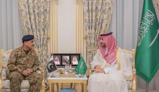 سعودی وزیر دفاع کی فیلڈ مارشل عاصم منیر سے ملاقات، مکہ معاہدے کے تحت دفاعی کوششیں جاری رکھنے پر اتفاق