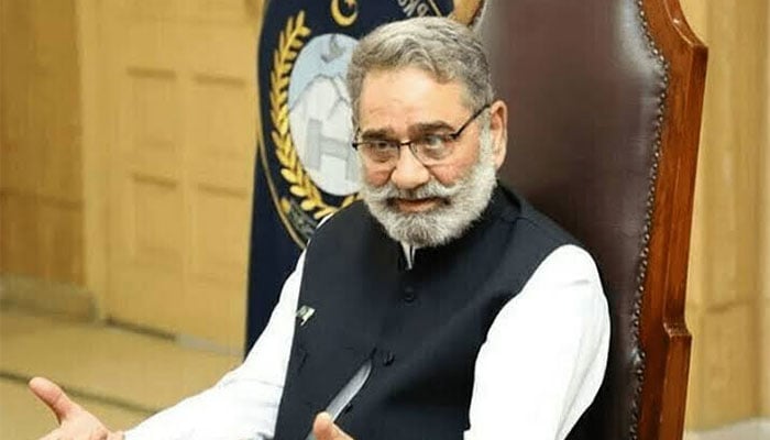 اسپیکر خیبرپختونخوا اسمبلی بابر سلیم سواتی: فائل فوٹو