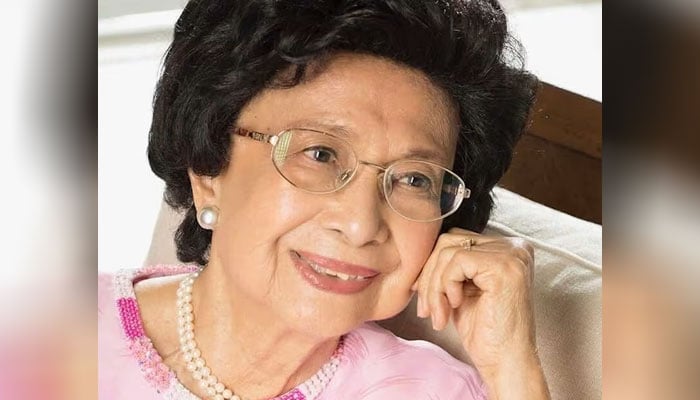 ملائیشیا کے سابق وزیرِ اعظم مہاتیر محمد کی اہلیہ حسما محمد علی—فوٹو بشکریہ غیر ملکی میڈیا