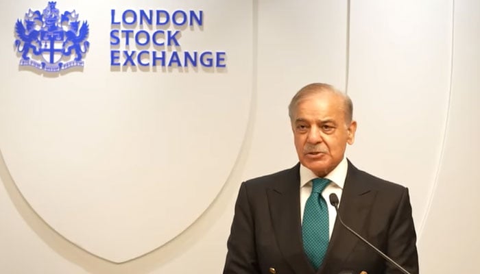 وزیراعظم شہباز شریف کا لندن اسٹاک ایکسچینج کا دورہ