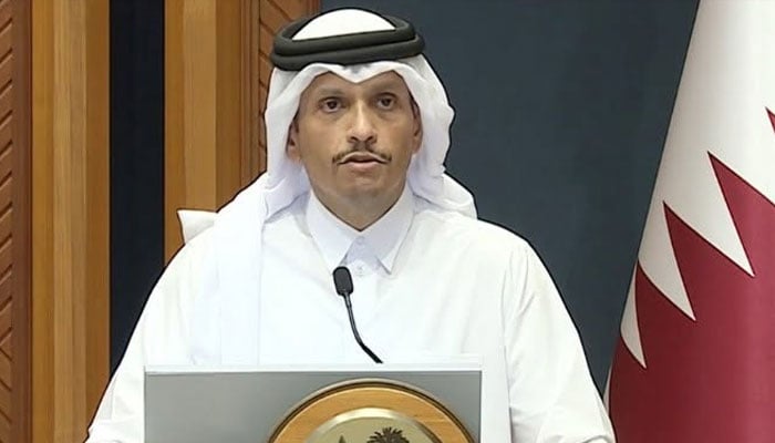 قطری وزیرِ اعظم شیخ محمد بن عبدالرحمٰن الثانی— فائل فوٹو