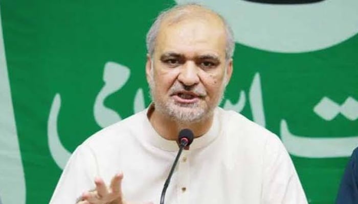 امیرِ جماعتِ اسلامی حافظ نعیم الرحمٰن---فائل فوٹو
