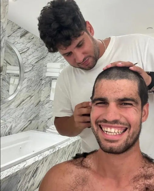 Carlos Alcarazs daring hair transformations: Which one would you try?