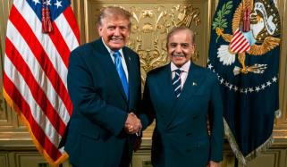وائٹ ہاؤس نے شہباز شریف کی ٹرمپ سے ملاقات کی تصاویر جاری کردیں