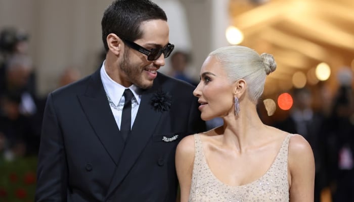 Kim Kardashian and Pete Davidson at Met Gala 2022