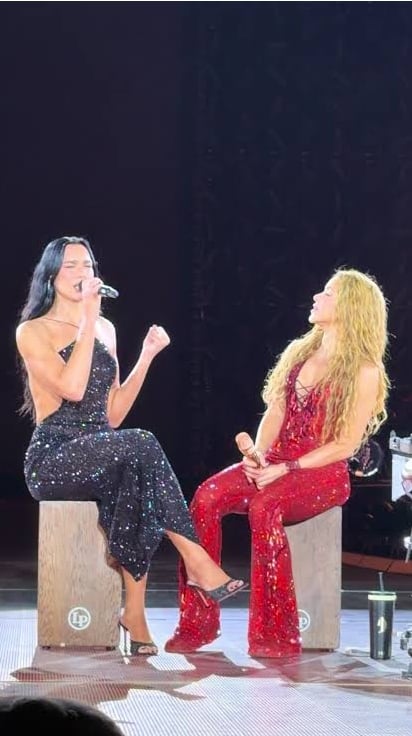 Dua Lipa and Shakira