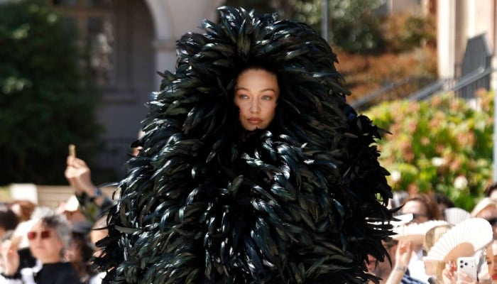 Gigi Hadid turns heads at Paris Fashion Week debut with sporty-chic look: Watch