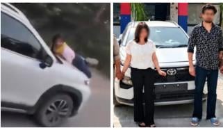 بھارت: گرل فرینڈز کے ساتھ دیکھے جانے پر شوہر کی بیوی کو گاڑی سے کچلنے کی کوشش