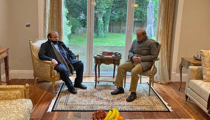وزیراعظم شہباز کی نواز شریف سے ملاقات