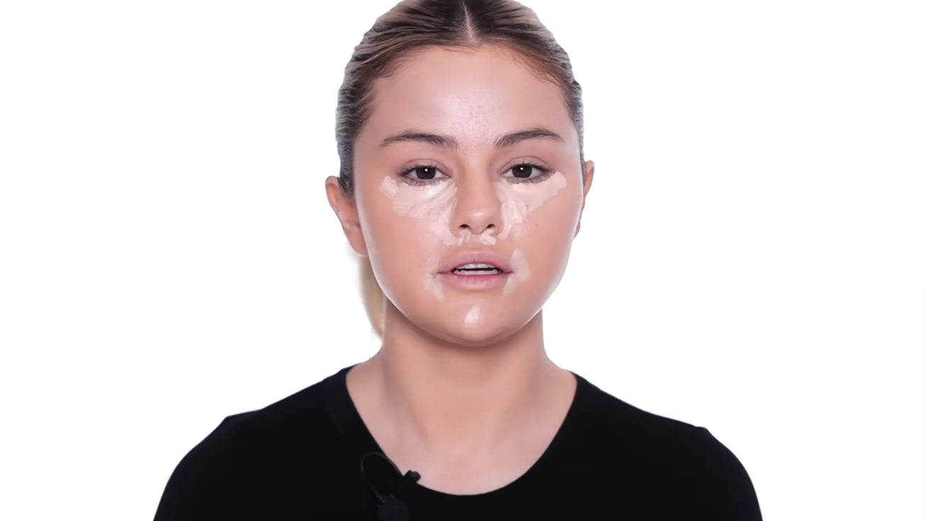 Brighten the center of your face with concealer
