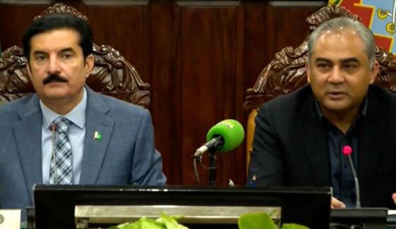  خیبر پختونخوا ایپکس کمیٹی کا پہلا اجلاس، دہشتگردی کیخلاف کارروائیاں جاری رکھنے کا فیصلہ