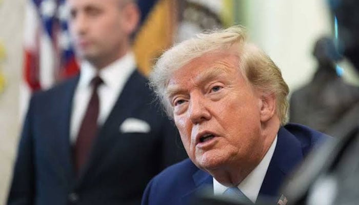 امریکی صدر ڈونلڈ ٹرمپ — فائل فوٹو