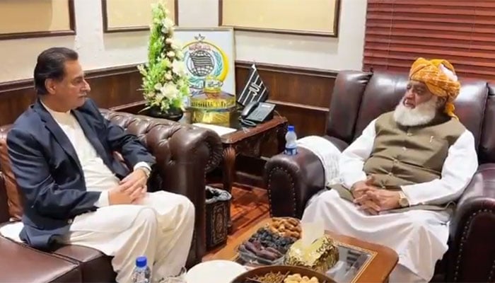 مولانا فضل الرحمان کا حکومتی وفد کو گورنر راج یا ایمرجنسی نہ لگانے کا مشورہ، ذرائع