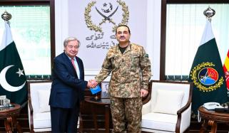فیلڈ مارشل عاصم منیر سے سیکرٹری جنرل اقوام متحدہ کی ملاقات