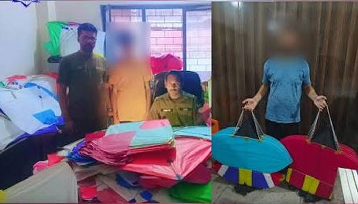 لاہور: پتنگ فروشوں کیخلاف کریک ڈاؤن، 2 بڑے ڈیلر گرفتار