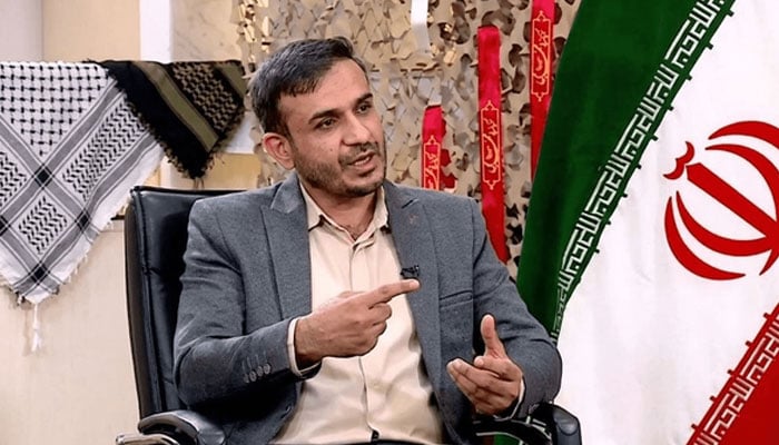ایرانی پاسدارانِ انقلاب کی بحریہ کے نائب کمانڈر علی محمدی—تصویر بشکریہ غیر ملکی میڈیا