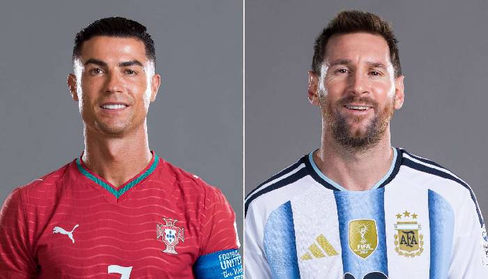 Ronaldo pays touching tribute to Messi as legendary rivals share moment of respect