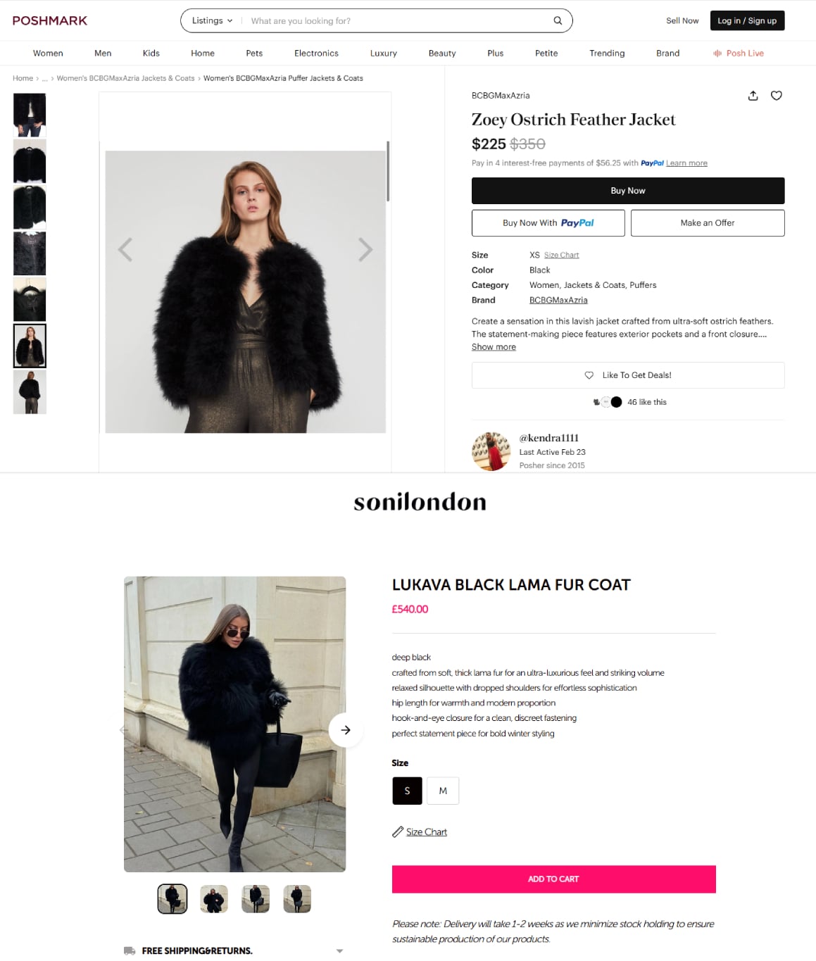 P.C. Poshmark and Sonilondon