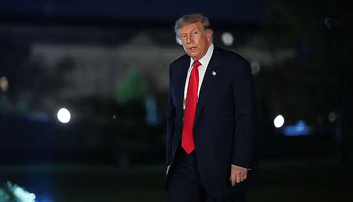امریکی صدر ڈونلڈ ٹرمپ — فائل فوٹو