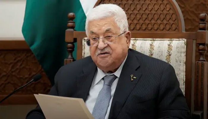 فلسطینی صدر محمود عباس (فائل فوٹو)۔