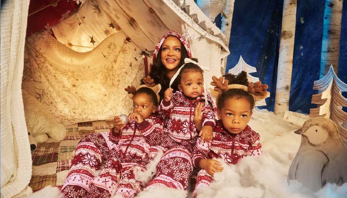 Rihanna sets the tone for ‘cozy’ holiday season with her kids in comfy tent house