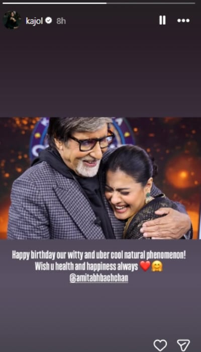 P.C. Kajol Instagram Stories