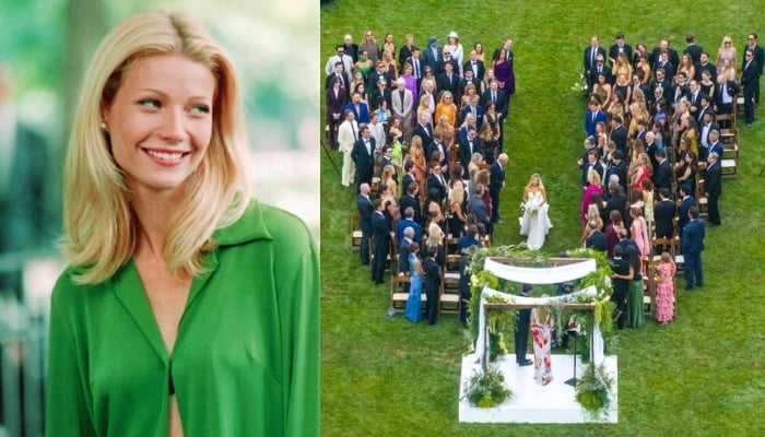 Gwyneth Paltrow breaks fashion rules with stunning look at Matthew Lowes wedding