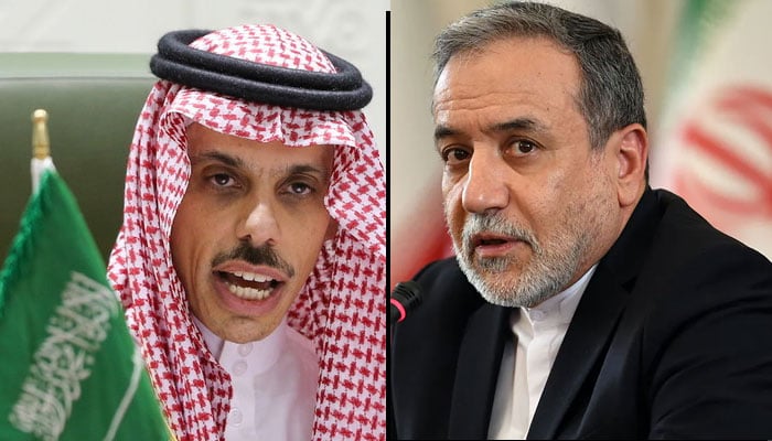 سعودی وزیر خارجہ کی عباس عراقچی سے ٹیلی فونک گفتگو