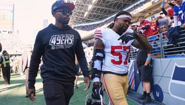 49ers’ star Dre Greenlaw ejected for violent headbutt on helmetless Seahawks rival