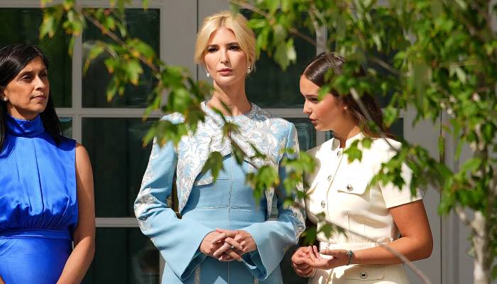 Ivanka Trumps blue embroidered Guo Pei gown draws global attention
