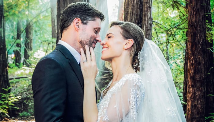Hilary Swank and Philip Schneider