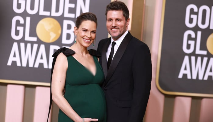 Hilary Swank adds a creative twist to her third pregnancy announcement