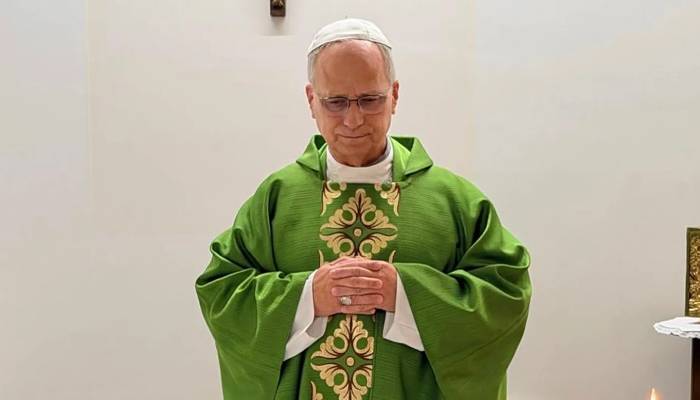 Pope Leo celebrates mass in first picture after lung cancer surgery