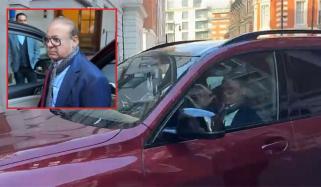 لندن: ایون فیلڈ کے باہر نواز شریف کی گاڑی کے شیشے توڑ دیے گئے