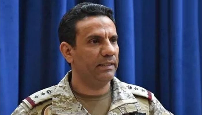 سعودی دارالحکومت ریاض میں ایک ڈرون تباہ کر دیا، فوجی اتحاد