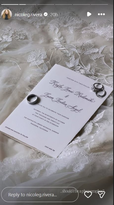 wedding invite