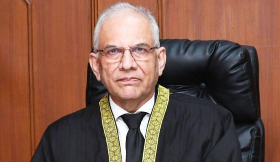 جسٹس حسن اظہر رضوی نے بطور قائم مقام چیف جسٹس وفاقی آئینی عدالت حلف اٹھا لیا جسٹس حسن اظہر رضوی نے بطور قائم مقام چیف جسٹس وفاقی آئینی عدالت حلف اٹھا لیا