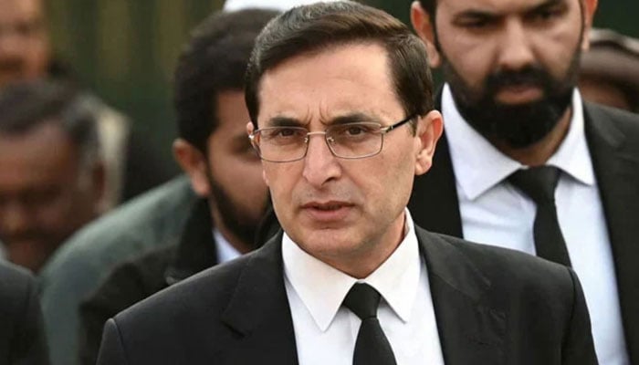 بیرسٹر گوہر—فائل فوٹو