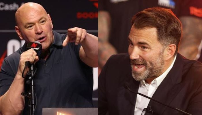 Eddie Hearn mocks Dana White after major boxing superstar fumbles deal
