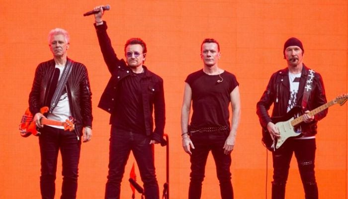 Irish rock legends perform live on Netflix during NFL’s inaugural holiday broadcast