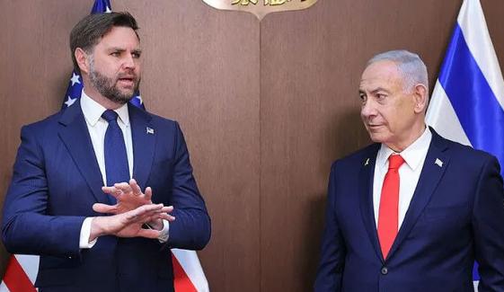نیتن یاہو کی انتخابی مہم میں حمایت نہیں کروں گا: جے ڈی وینس