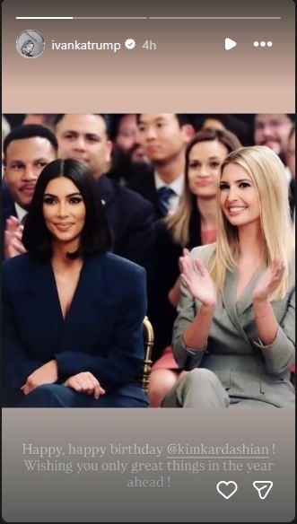 Ivanka Trump pens special birthday note for great friend Kim Kardashian