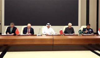 پاک، ترک، قطر، انڈونیشیا دفاعی صنعتی تعاون کی مفاہمتی یادداشت پر دستخط
