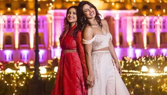 Parineeti and Priyanka Chopra