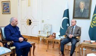 وزیر اعظم شہباز شریف سے صدر آزاد جموں و کشمیر کی ملاقات