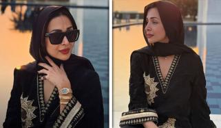 ملائکہ اروڑا نے سیاہ عبائے میں مسجد سے ویڈیو شیئر کر دی